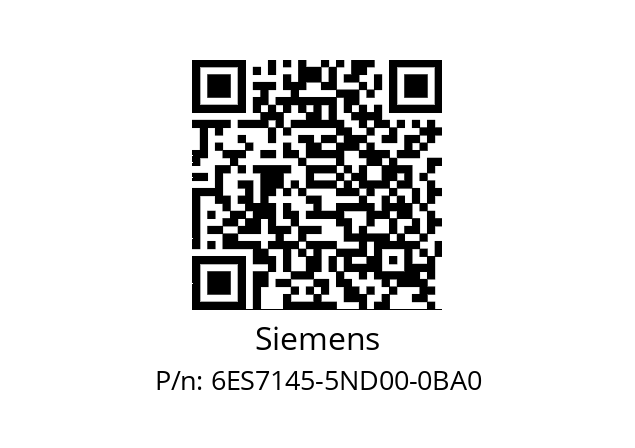   Siemens 6ES7145-5ND00-0BA0