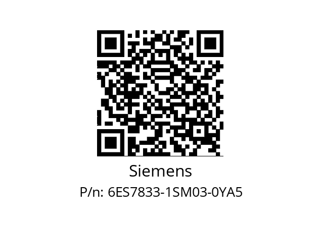   Siemens 6ES7833-1SM03-0YA5