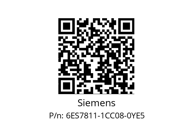   Siemens 6ES7811-1CC08-0YE5