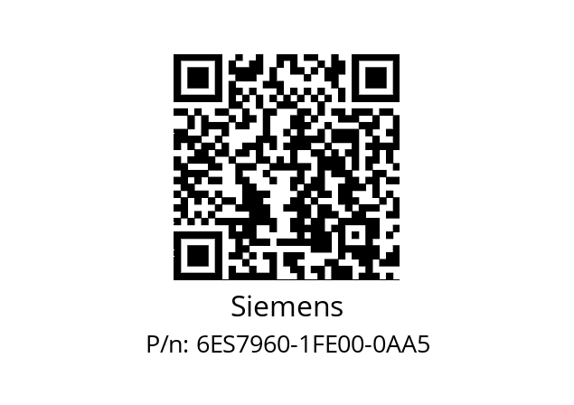   Siemens 6ES7960-1FE00-0AA5