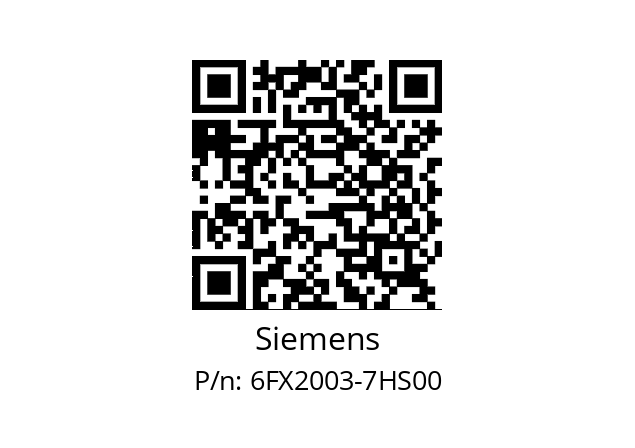   Siemens 6FX2003-7HS00