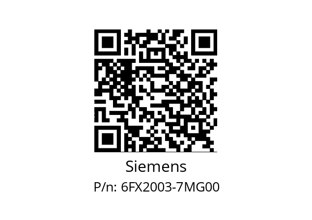   Siemens 6FX2003-7MG00