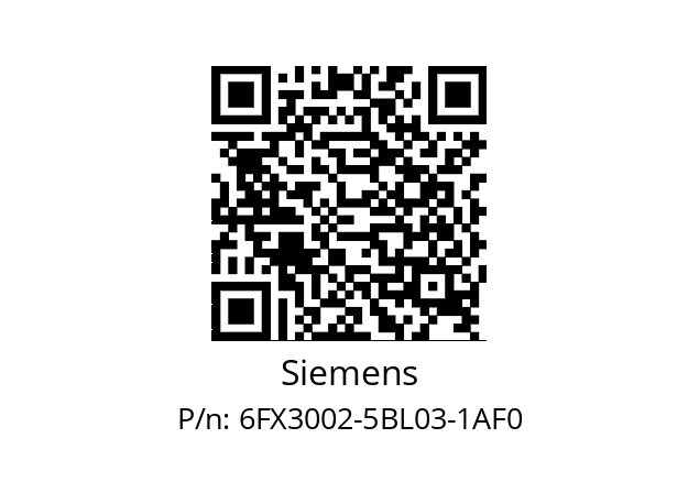   Siemens 6FX3002-5BL03-1AF0