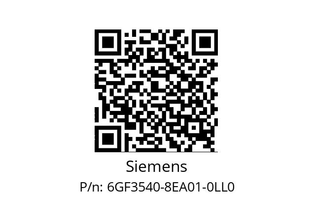   Siemens 6GF3540-8EA01-0LL0