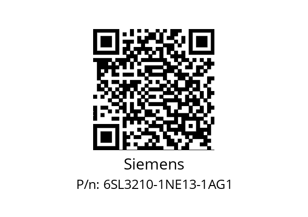   Siemens 6SL3210-1NE13-1AG1