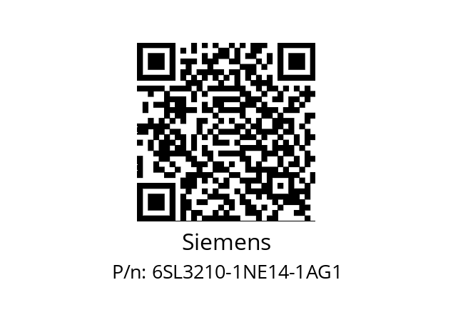   Siemens 6SL3210-1NE14-1AG1