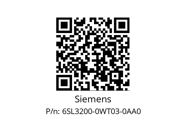   Siemens 6SL3200-0WT03-0AA0