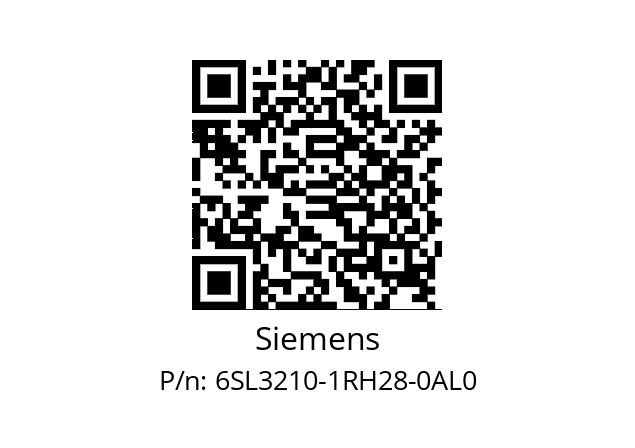   Siemens 6SL3210-1RH28-0AL0