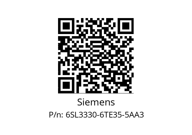   Siemens 6SL3330-6TE35-5AA3