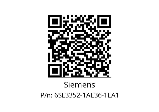   Siemens 6SL3352-1AE36-1EA1