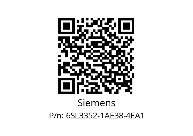   Siemens 6SL3352-1AE38-4EA1