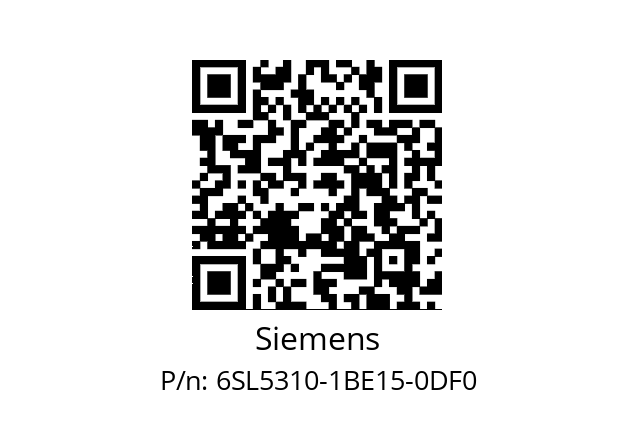   Siemens 6SL5310-1BE15-0DF0