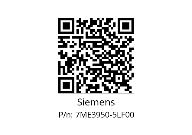   Siemens 7ME3950-5LF00