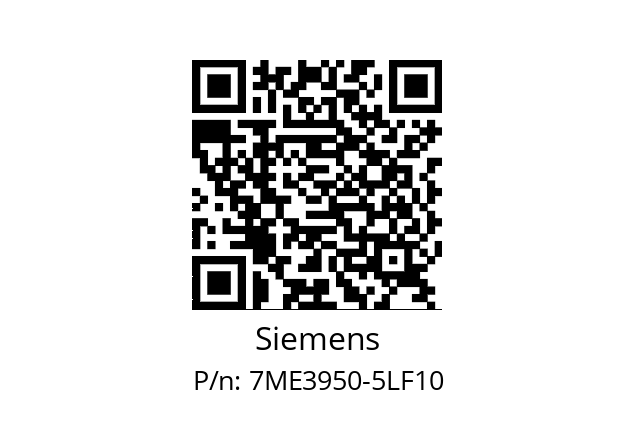   Siemens 7ME3950-5LF10