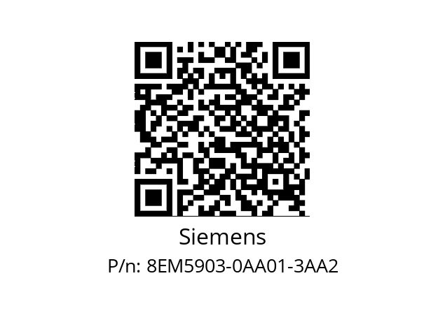   Siemens 8EM5903-0AA01-3AA2