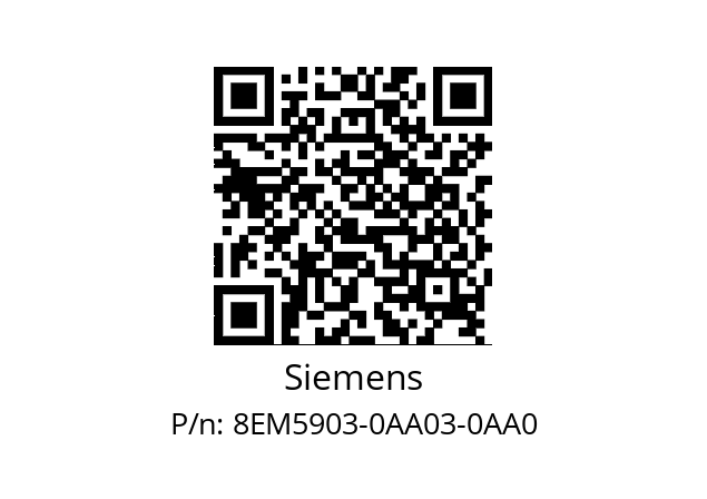   Siemens 8EM5903-0AA03-0AA0