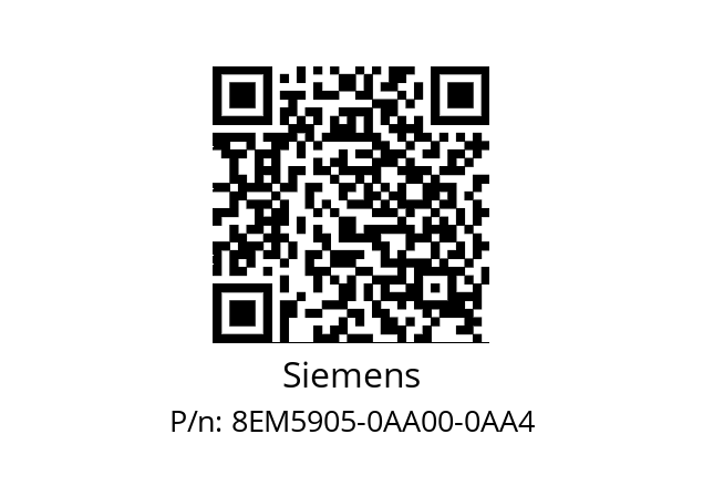   Siemens 8EM5905-0AA00-0AA4