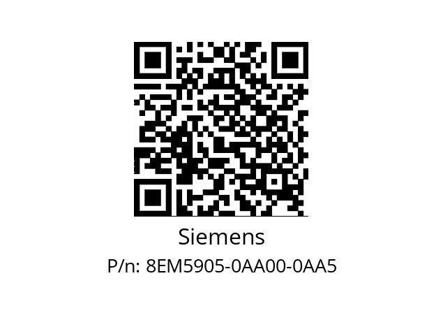   Siemens 8EM5905-0AA00-0AA5