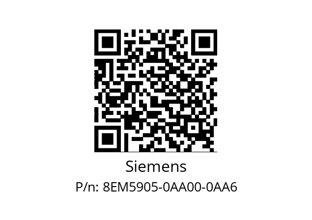   Siemens 8EM5905-0AA00-0AA6