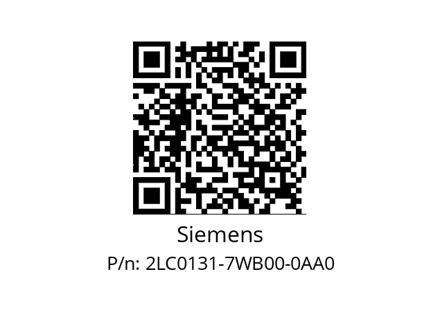   Siemens 2LC0131-7WB00-0AA0