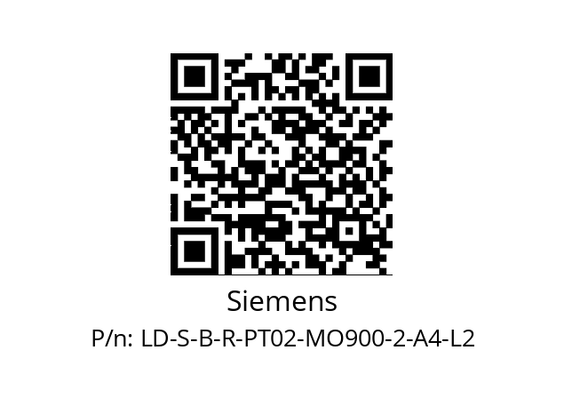   Siemens LD-S-B-R-PT02-MO900-2-A4-L2