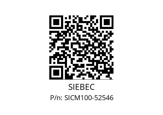   SIEBEC SICM100-52546