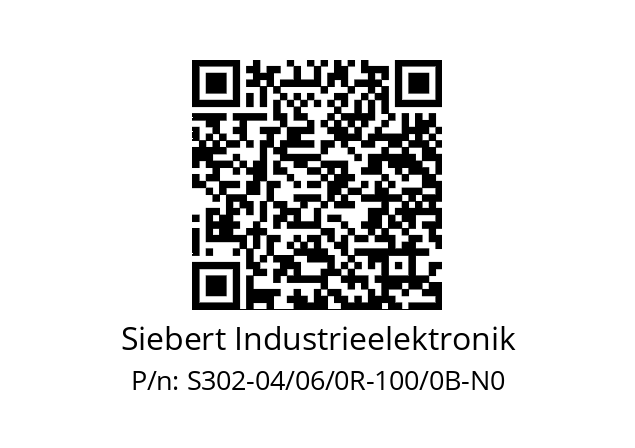   Siebert Industrieelektronik S302-04/06/0R-100/0B-N0