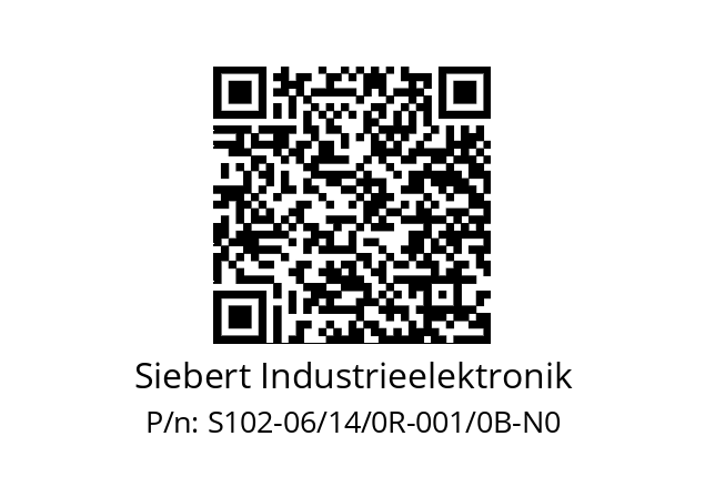   Siebert Industrieelektronik S102-06/14/0R-001/0B-N0