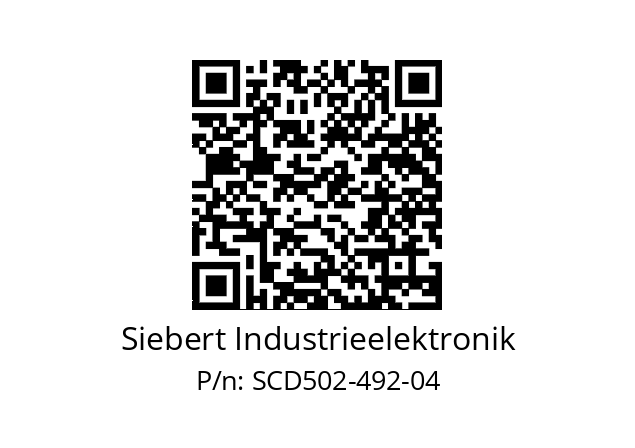   Siebert Industrieelektronik SCD502-492-04