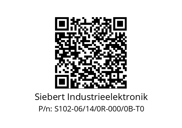   Siebert Industrieelektronik S102-06/14/0R-000/0B-T0