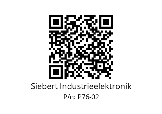   Siebert Industrieelektronik P76-02