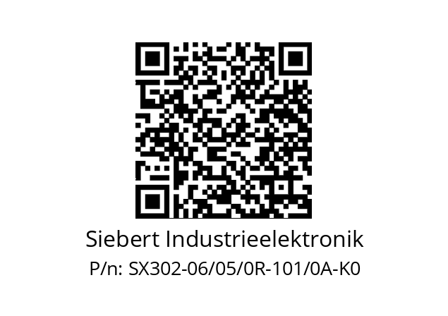   Siebert Industrieelektronik SX302-06/05/0R-101/0A-K0