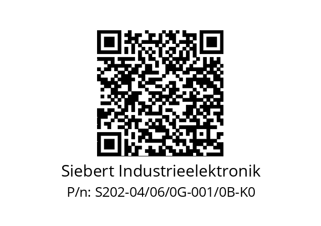   Siebert Industrieelektronik S202-04/06/0G-001/0B-K0