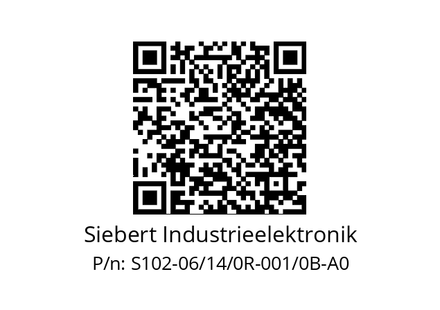   Siebert Industrieelektronik S102-06/14/0R-001/0B-A0