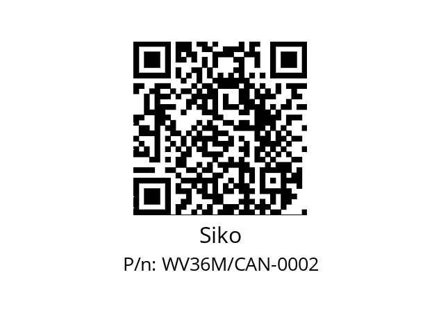   Siko WV36M/CAN-0002