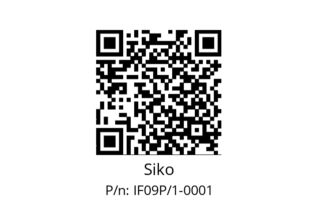  IF09P/1-0001 Siko IF09P/1-0001