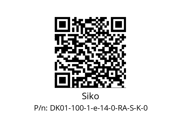   Siko DK01-100-1-e-14-0-RA-S-K-0