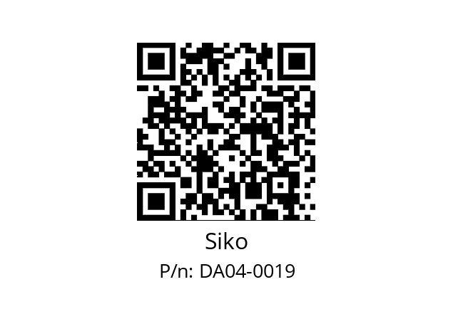   Siko DA04-0019