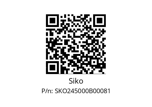   Siko SKO245000B00081