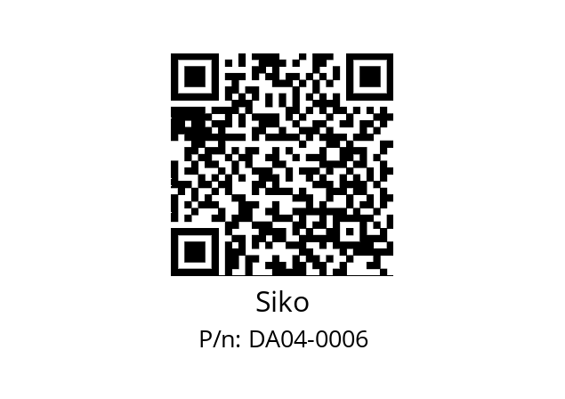   Siko DA04-0006