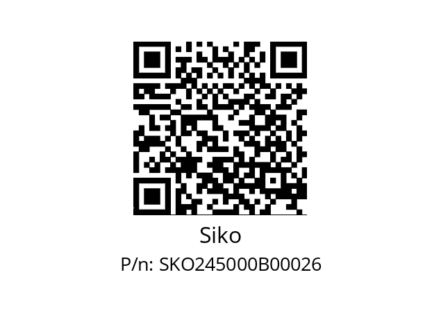   Siko SKO245000B00026