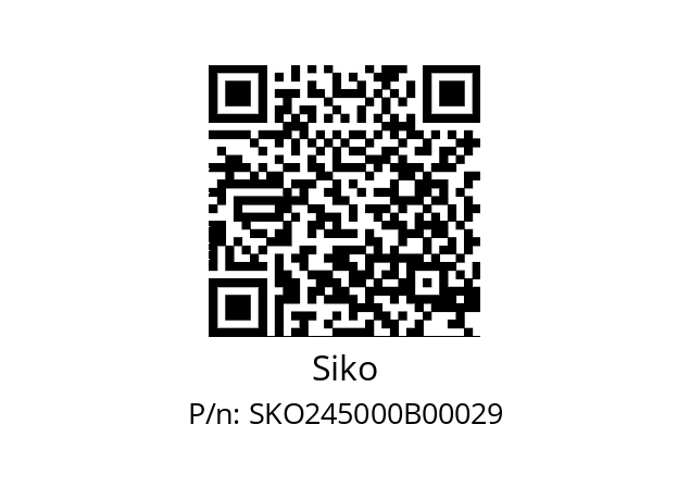   Siko SKO245000B00029