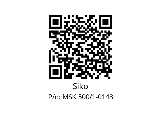   Siko MSK 500/1-0143