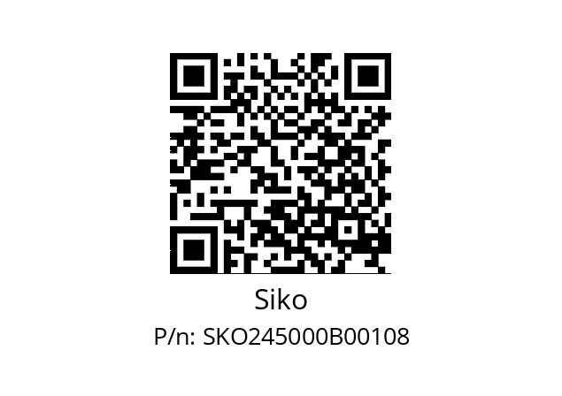   Siko SKO245000B00108