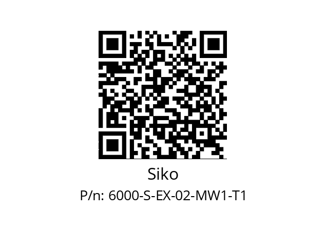   Siko 6000-S-EX-02-MW1-T1