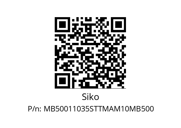   Siko MB50011035STTMAM10MB500