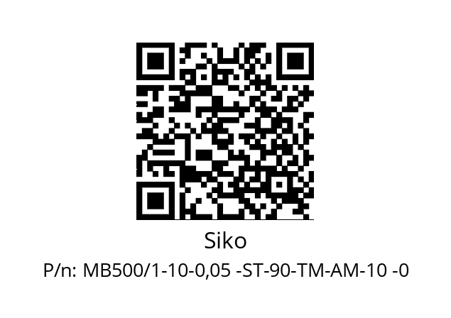   Siko MB500/1-10-0,05 -ST-90-TM-AM-10 -0