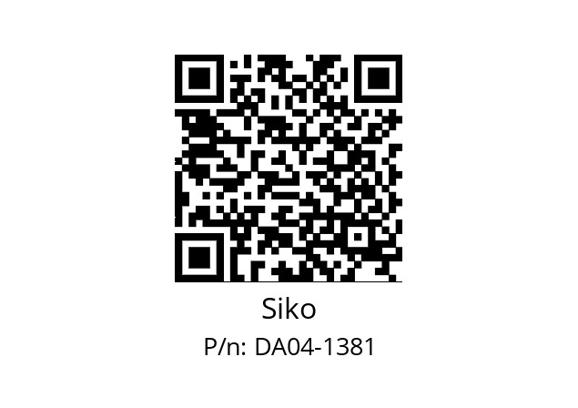   Siko DA04-1381