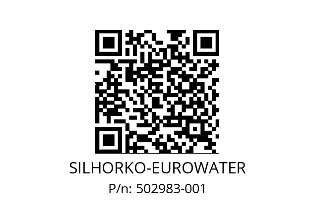   SILHORKO-EUROWATER 502983-001