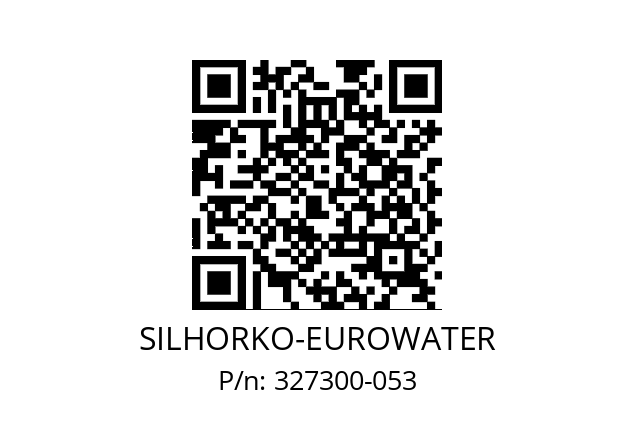   SILHORKO-EUROWATER 327300-053